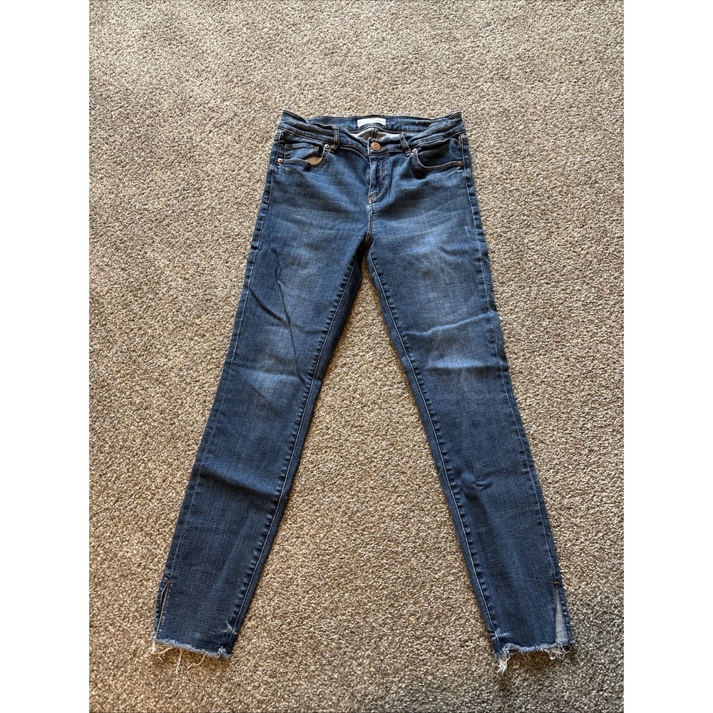 Womens Medium Washβ Modern SKinny Loft Jeans Size 27